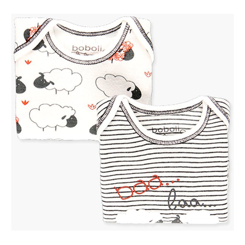 boboli-2-pack-bodysuit-set-148216-9126 striped black white baby girl