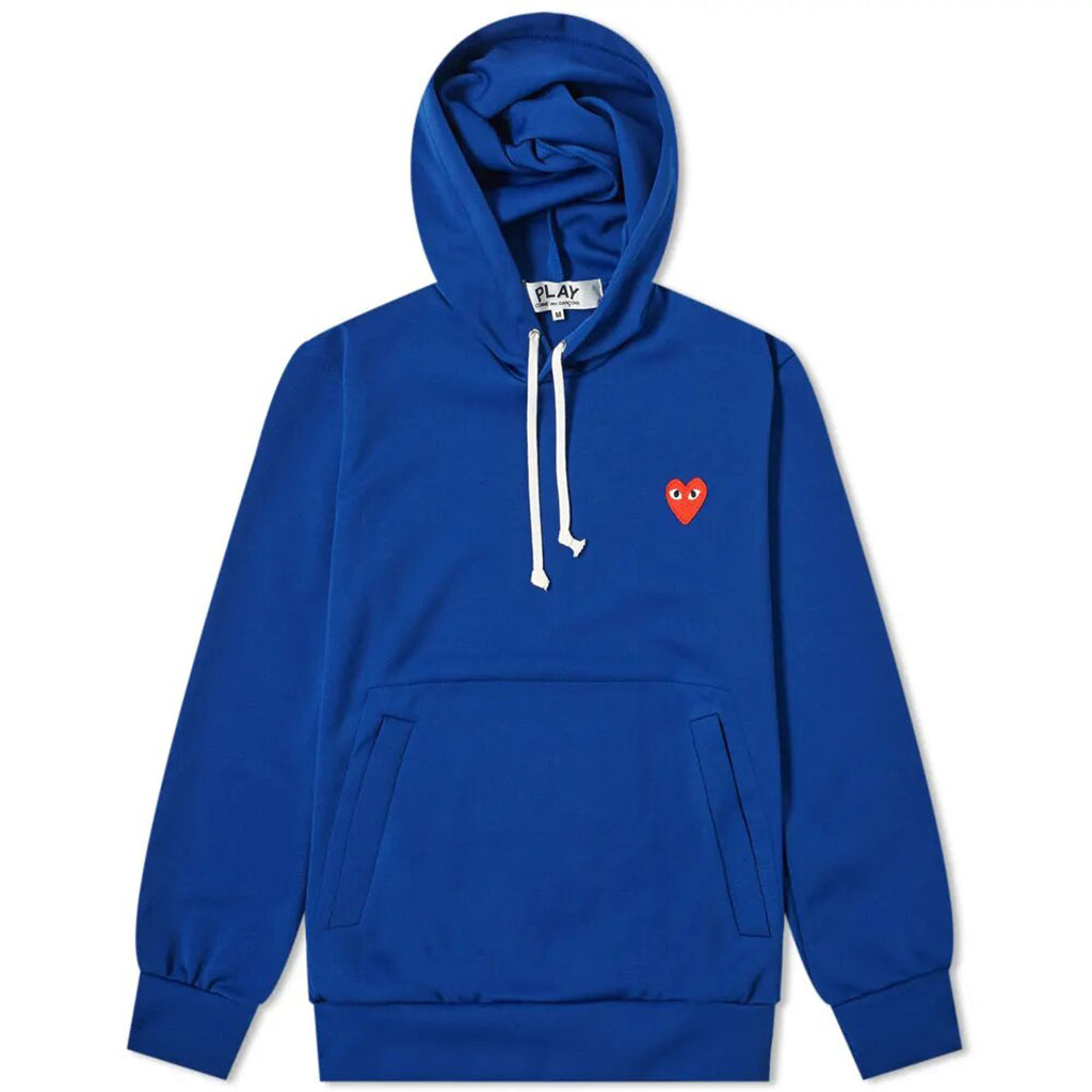 Comme de garcon blue hoodie new arrivals