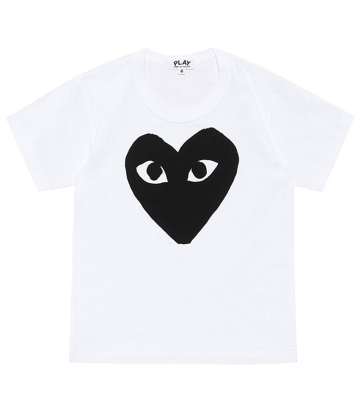 White Black Heart Eyes T-Shirt