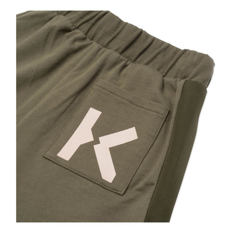 kenzo-Bermuda Green Shorts-k24037-688