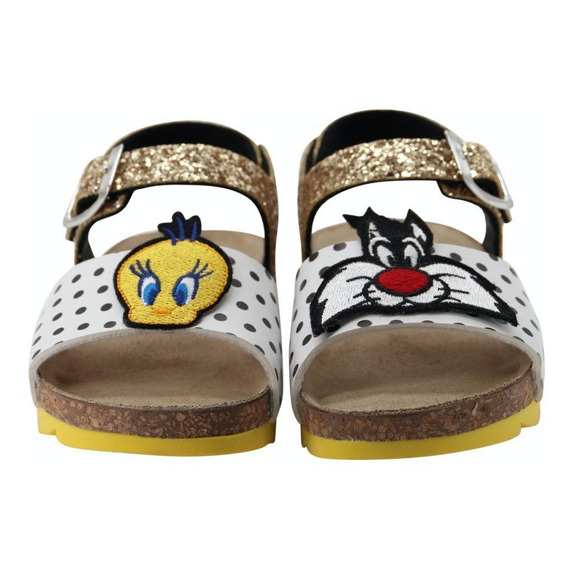 kids-atelier-moa-kid-baby-girl-yellow-looney-tunes-sandals-mltjs23