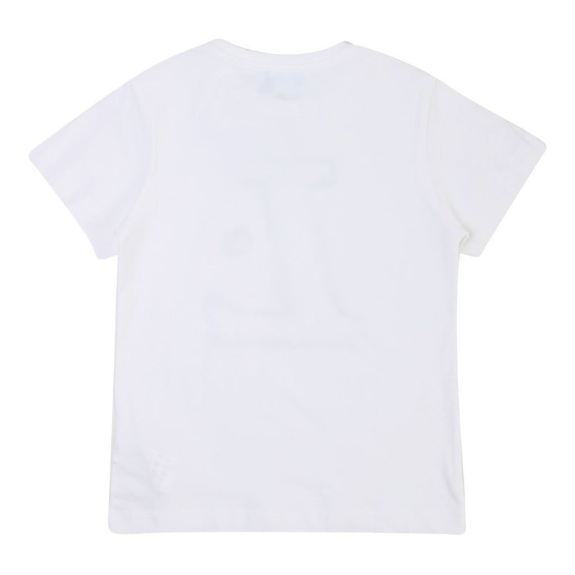 lanvin-White Logo T-Shirt-4i8031ib280100