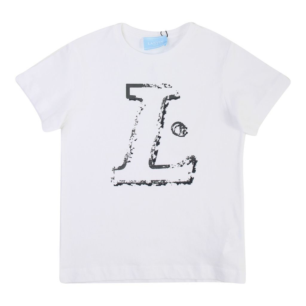 Lanvin White Printed T-Shirt