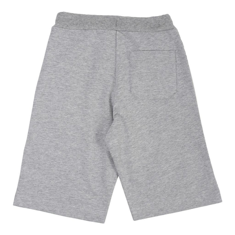 lanvin-Gray Logo Cotton Shorts-4i6139ib260905