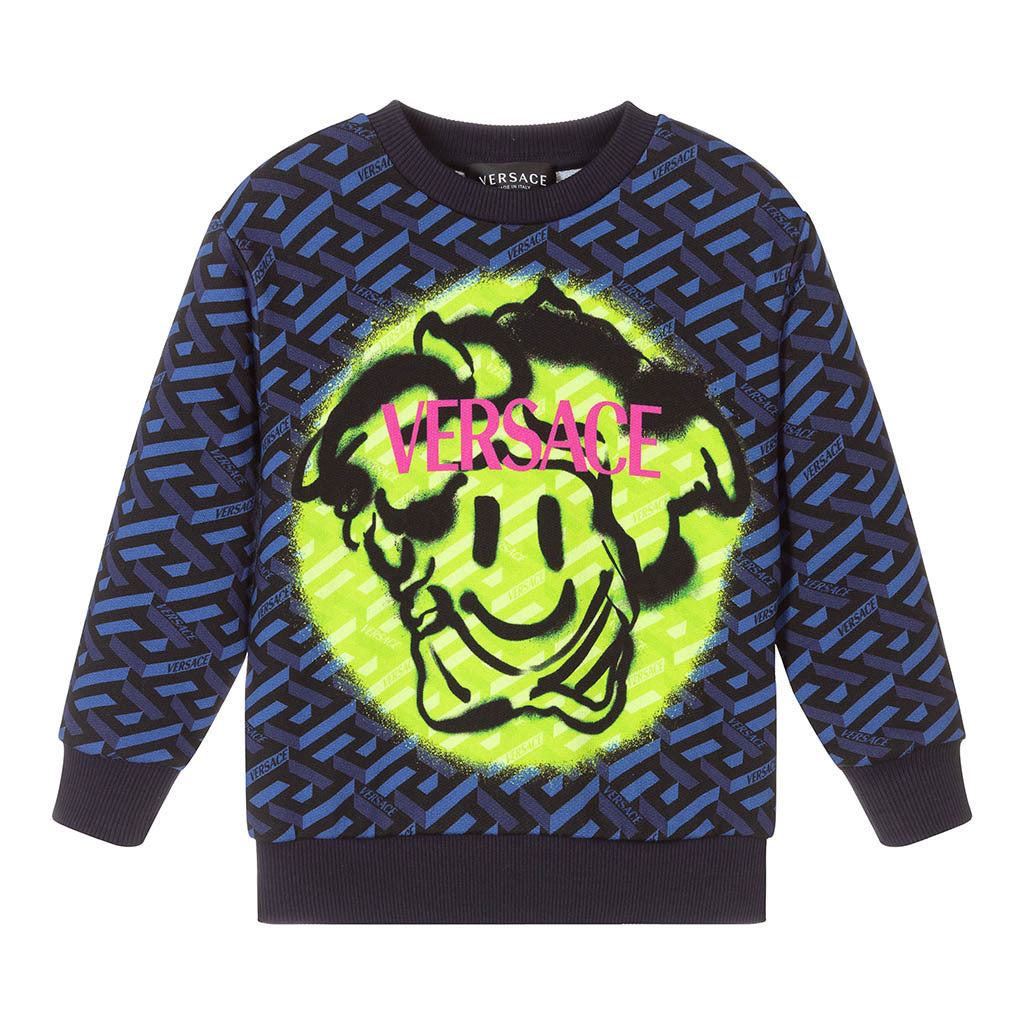 Medusa Smile Sweatshirt kids atelier