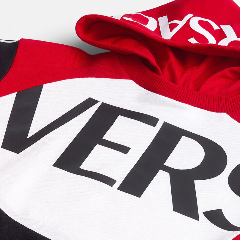 versace-Red, White & Black Hoodie-1001137-1a00751-6r090