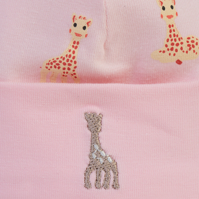 kids-atelier-sophie-la-girafe-pink-baby-girls-giraffe-printed-embroidery-cap-41006-808