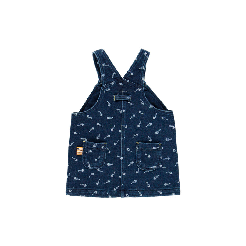 Blue Kitten Pinafore Outfit