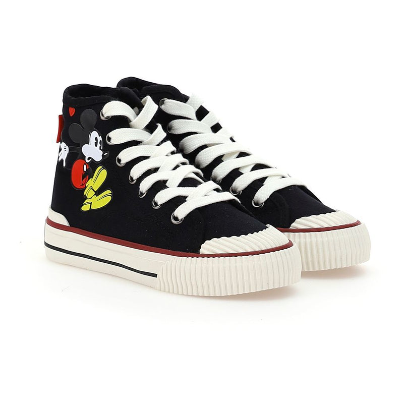 Black Mickey High Top Sneakers