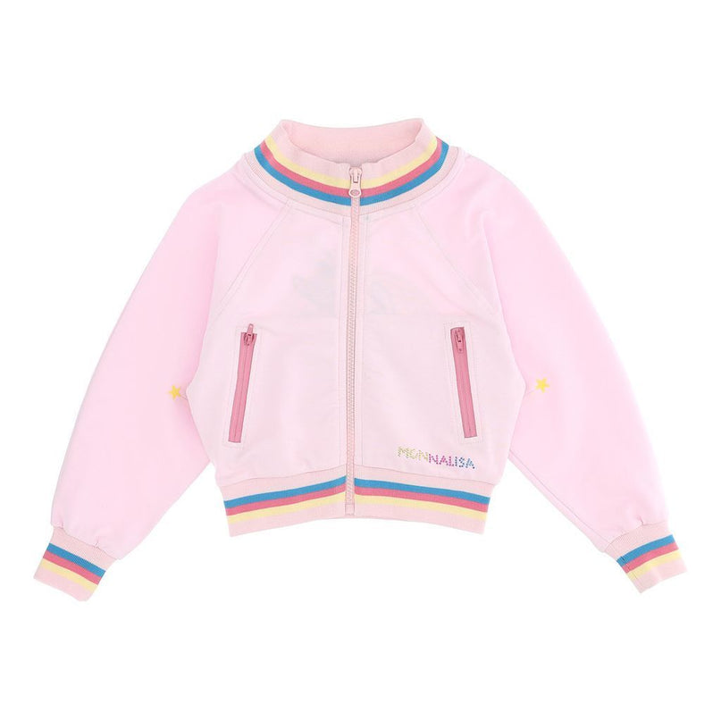 monnalisa-Pink Bunny Sweatshirt-199803-9040-0065-Girl