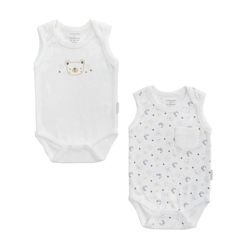 White 2pc LWB Bodysuit Set