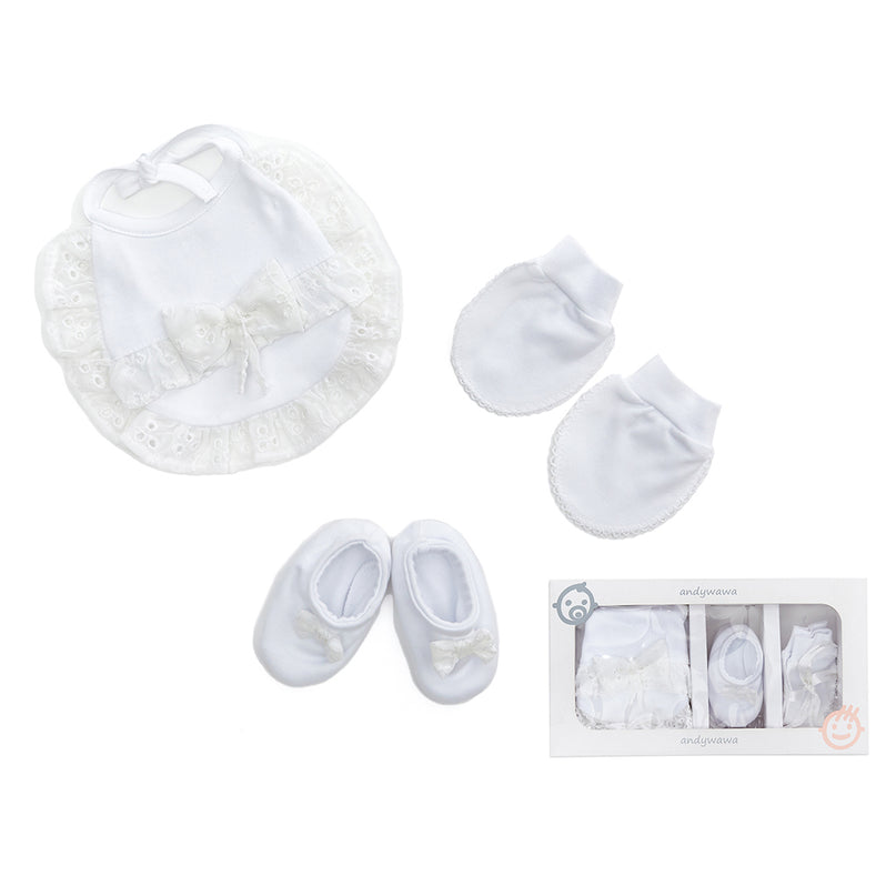 White 3pc Newborn Set