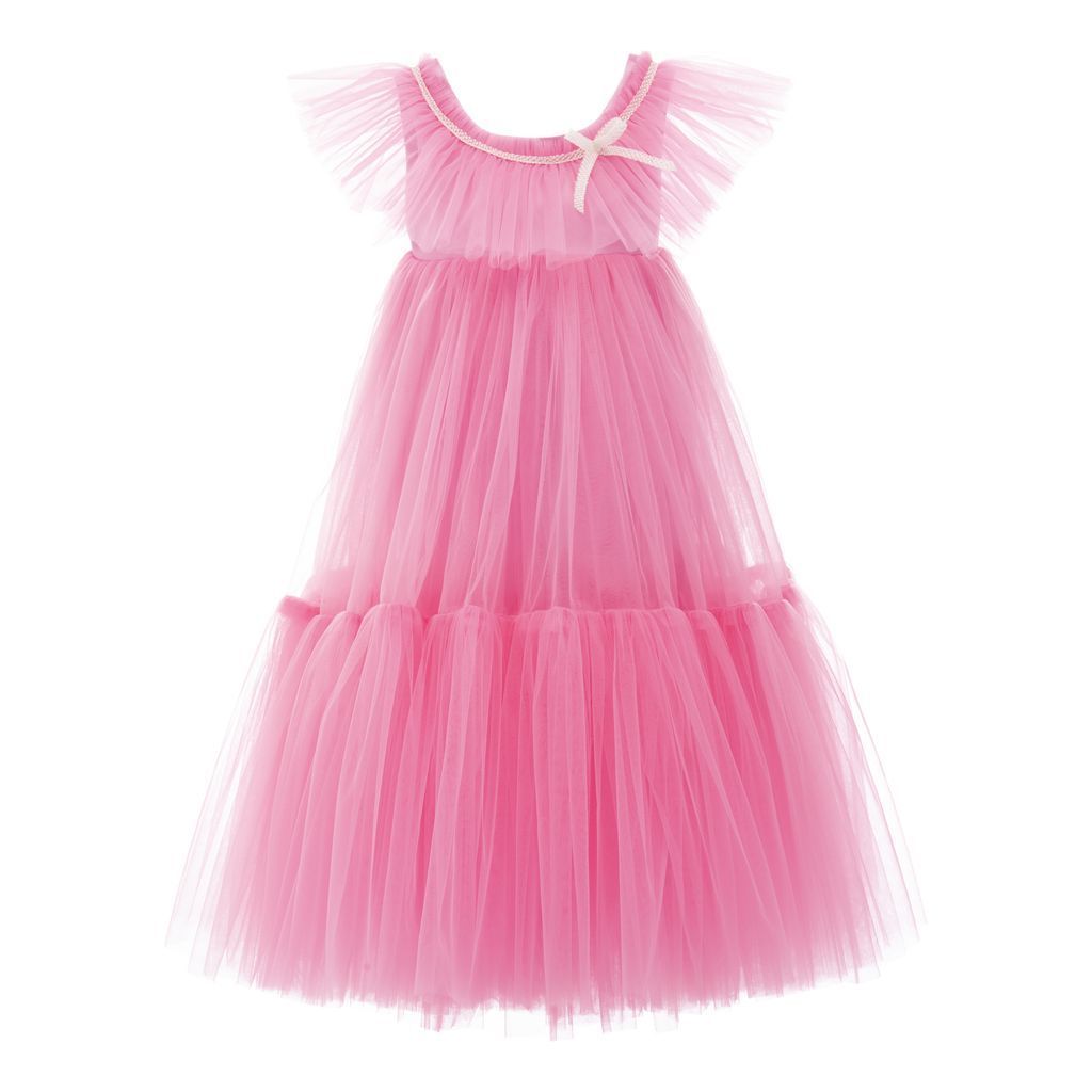 Pink Beckwith Ruffle Dress - kids atelier