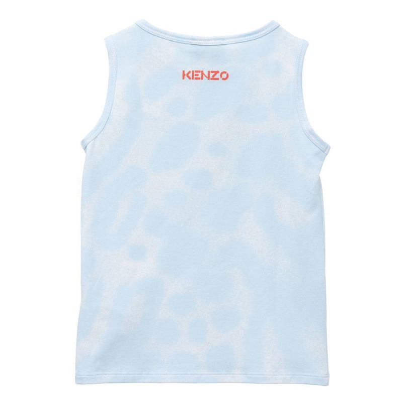 kenzo-White Tiger Print T-Shirt-k15496-152