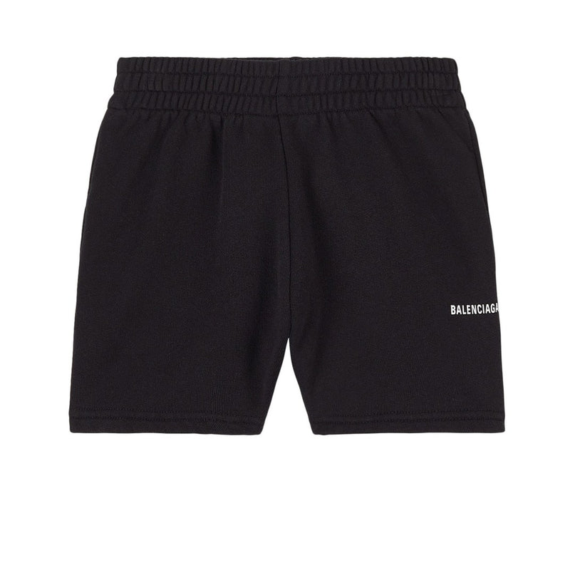 balenciaga-Black Logo Shorts-681862tmve81070