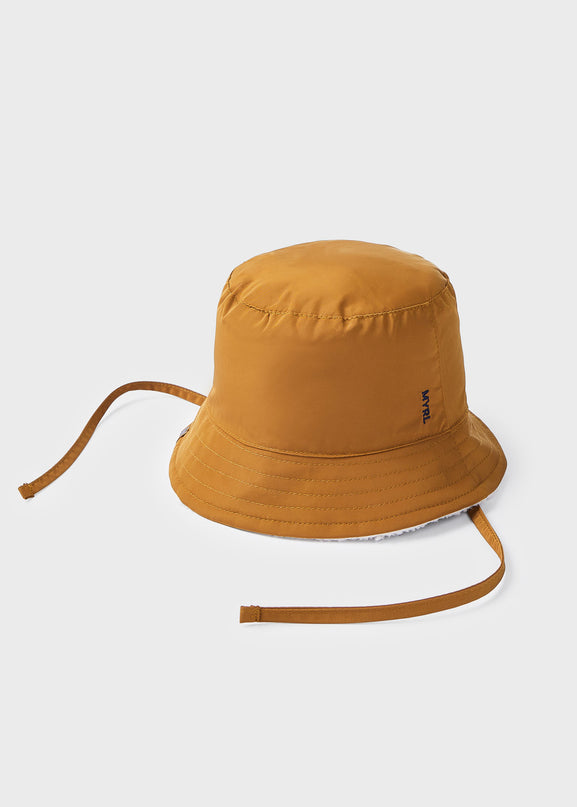 Brown Reversible Bucket Hat