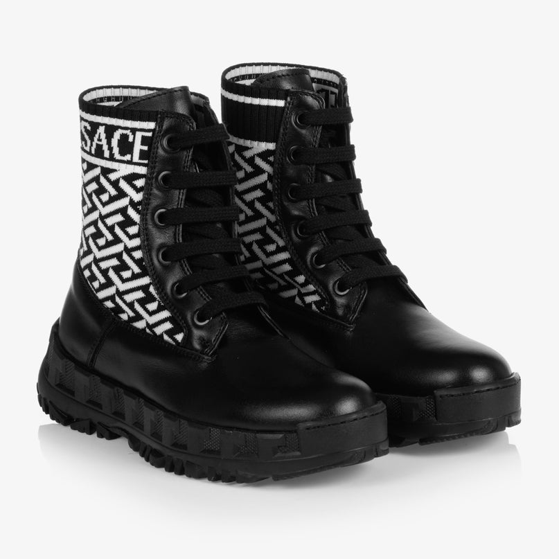 versace-Black Boots-1006831-1a04856-2b020