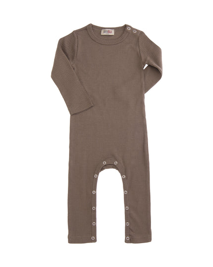 kids-atelier-banblu-gender-neutral-unisex-baby-girl-boy-brown-khaki-ls-modal-romper-51175-khaki