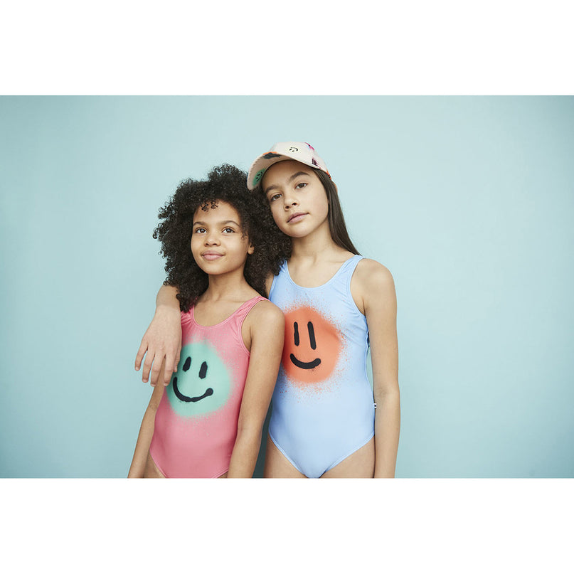 molo-Pink Smiling Face Swimsuit-8s23p510-7877