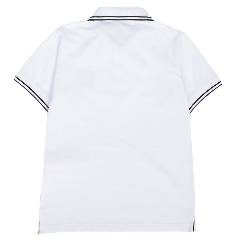 stone-island-781621348-v1001-White Logo Polo