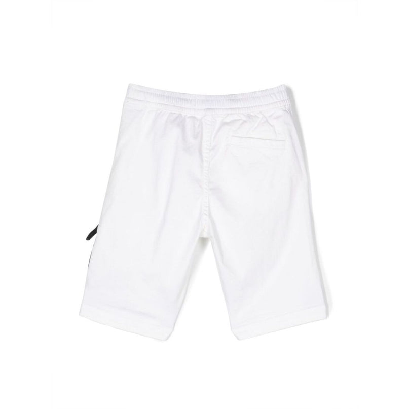 stone-island-7816l0412-v0001-White Logo Shorts