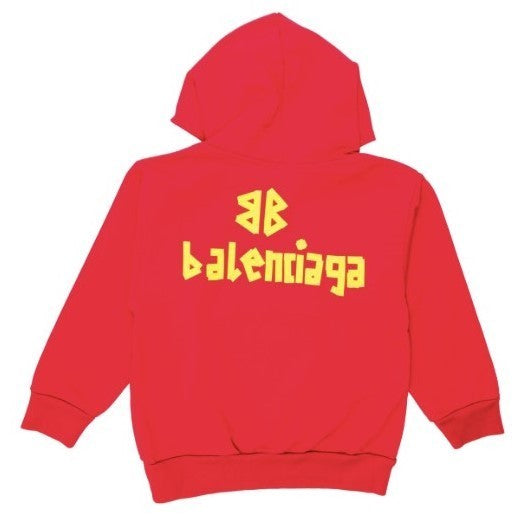 balenciaga-Red Logo Hoodie-682019-tovb3-6400