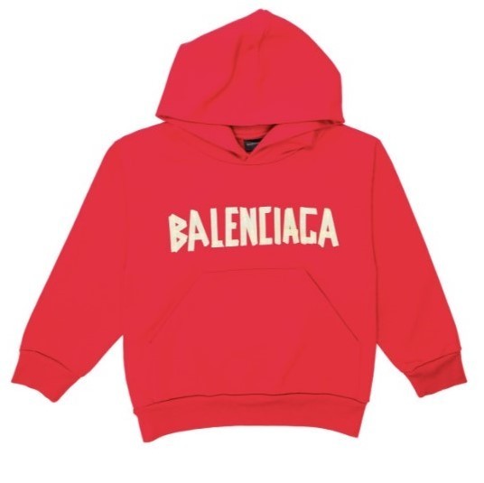 balenciaga-Red Logo Hoodie-682019-tovb3-6400