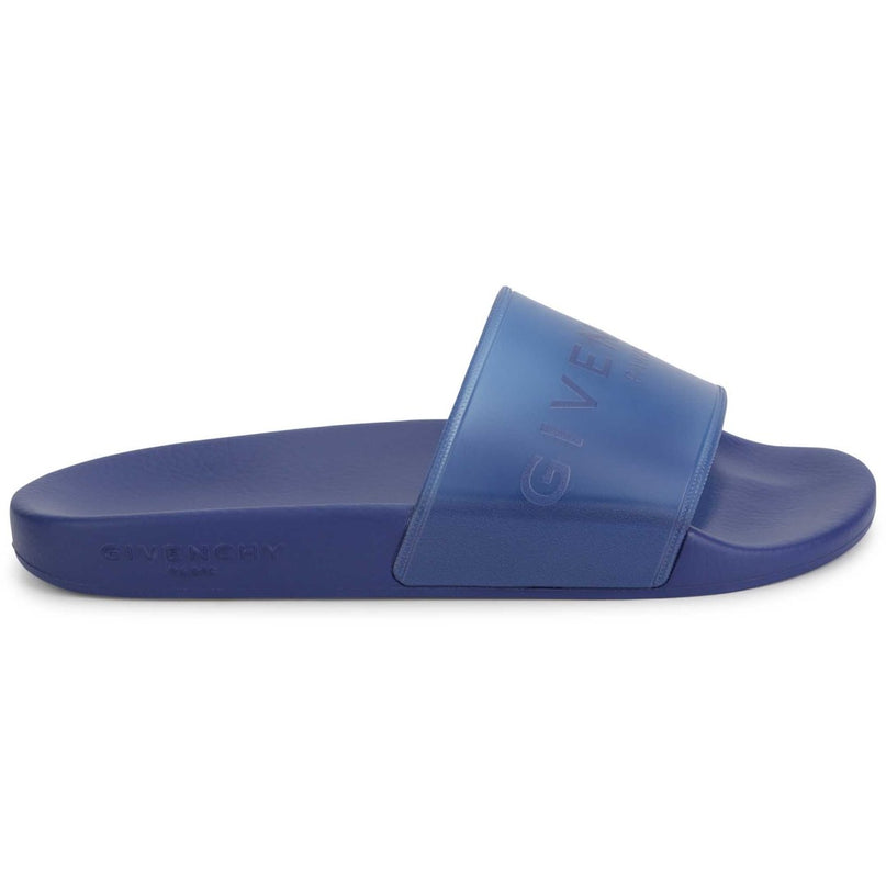 givenchy-h29089-865-kb-Electric Blue Logo Slides