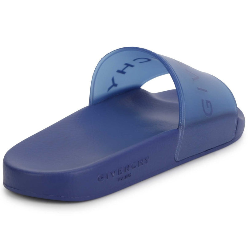 givenchy-h29089-865-kb-Electric Blue Logo Slides