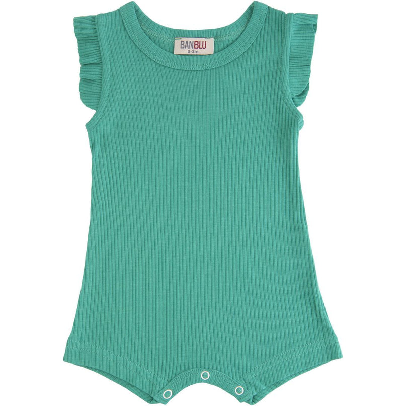 kids-atelier-banblu-baby-girl-green-turqoise-ruffle-sleeve-modal-romper-51484-green