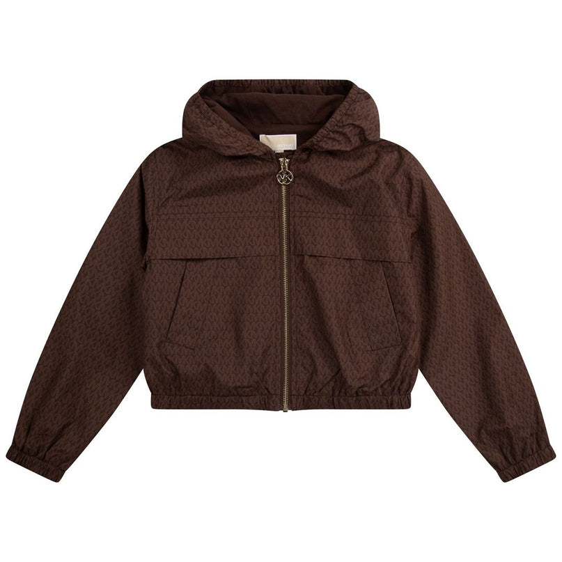 mk-r16104-Chocolate Brown Windbreaker