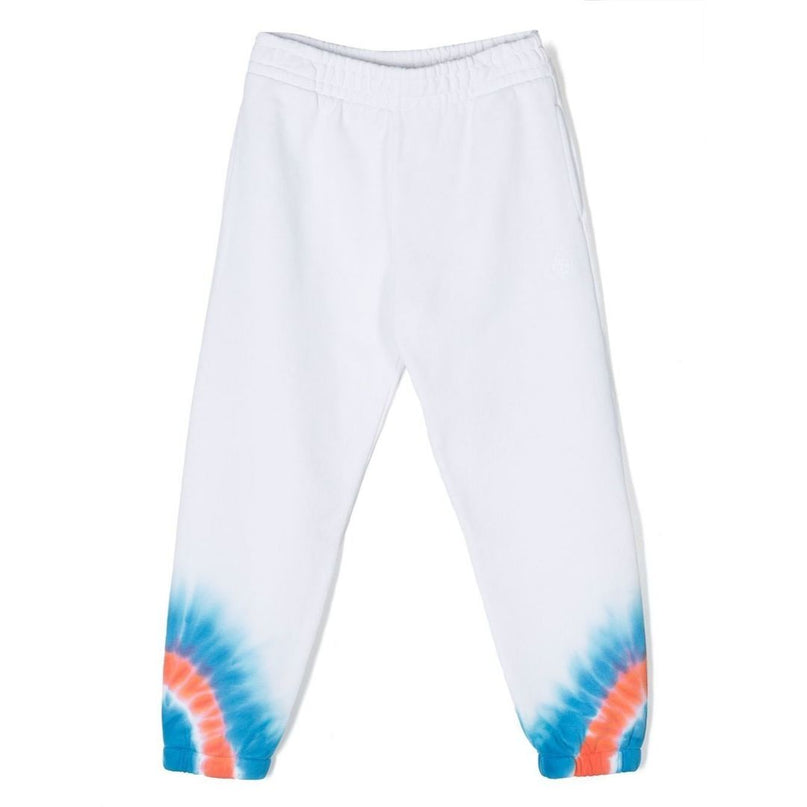 marcelo-burlon-cbch004s23fle0040140-White Tie-Dye Joggers