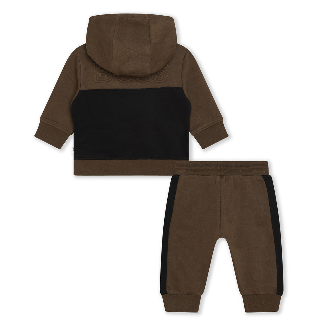 Boys best sale brown tracksuit