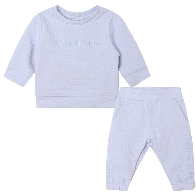 givenchy-h98180-771-Blue Sweatshirt and Pants Set