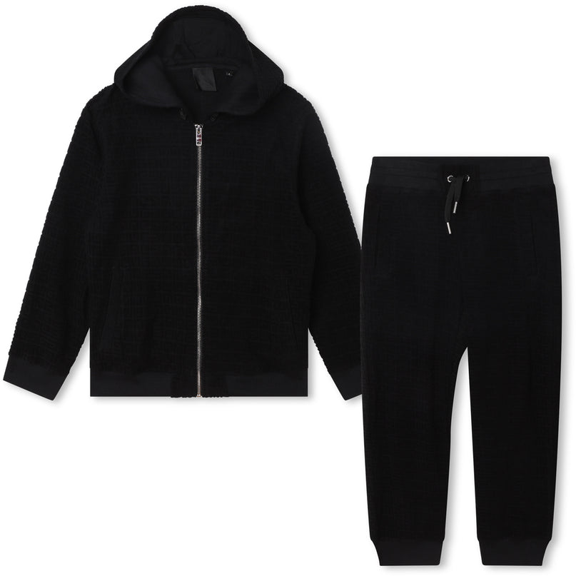 givenchy-h28015-09b-Black Cardigan & Trousers Set