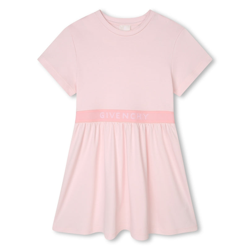 givenchy-h12331-44z-Pink Cotton T-Shirt Dress