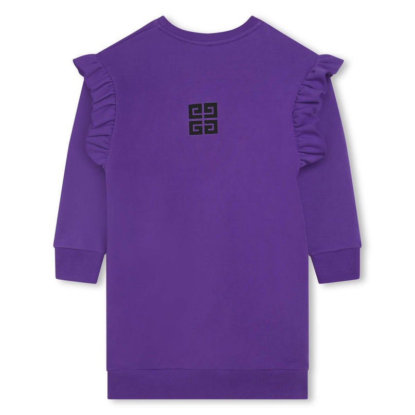 givenchy-h12303-91c-Purple Long Sleeved Dress