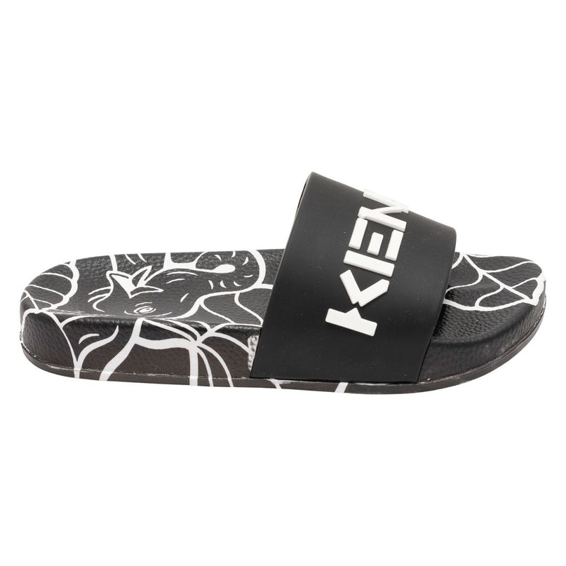 Kenzo-KU-BLACK-AQUA SLIDES-K59033-09B