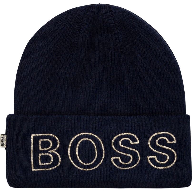 BOSS-KG-NAVY-PULL ON HAT-J11087-857