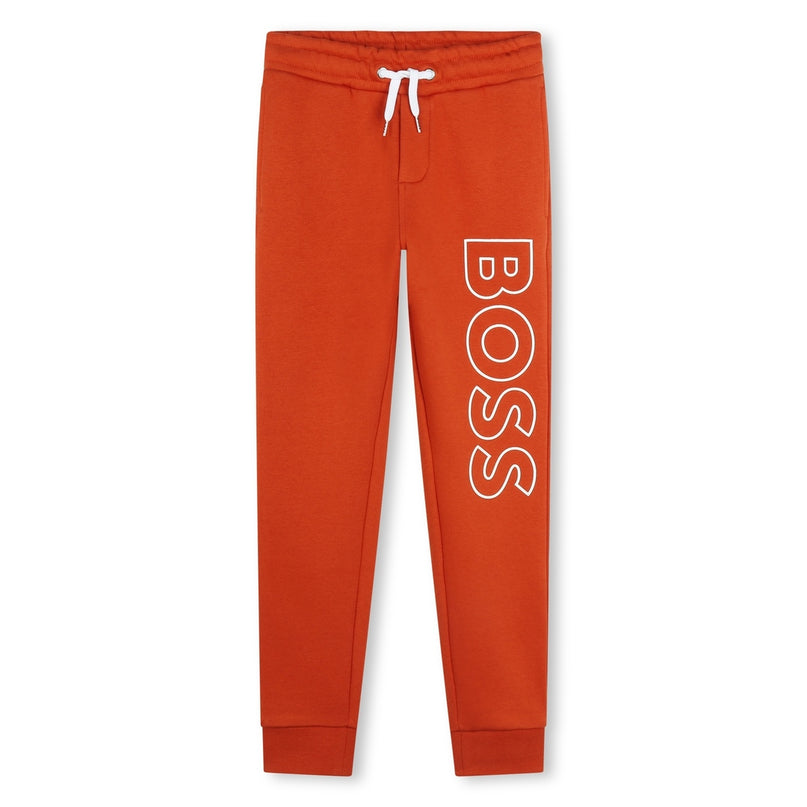 Orange Side Logo Tracksuit