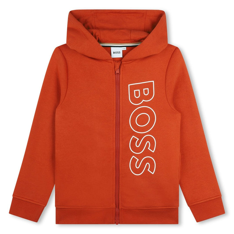 Orange Side Logo Tracksuit