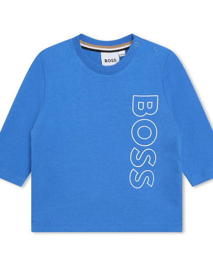 BOSS-J05A21-846-NAVY-LONG SLEEVE T-SHIRT