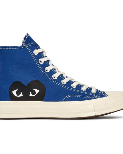 Dark Blue High Top Sneakers