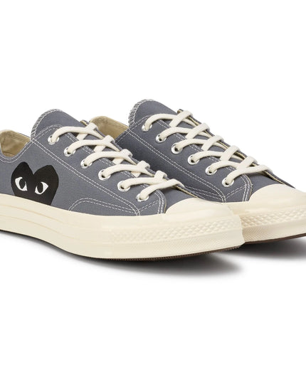 Gray Converse Low Top Sneakers