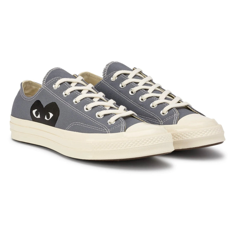 Gray Converse Low Top Sneakers