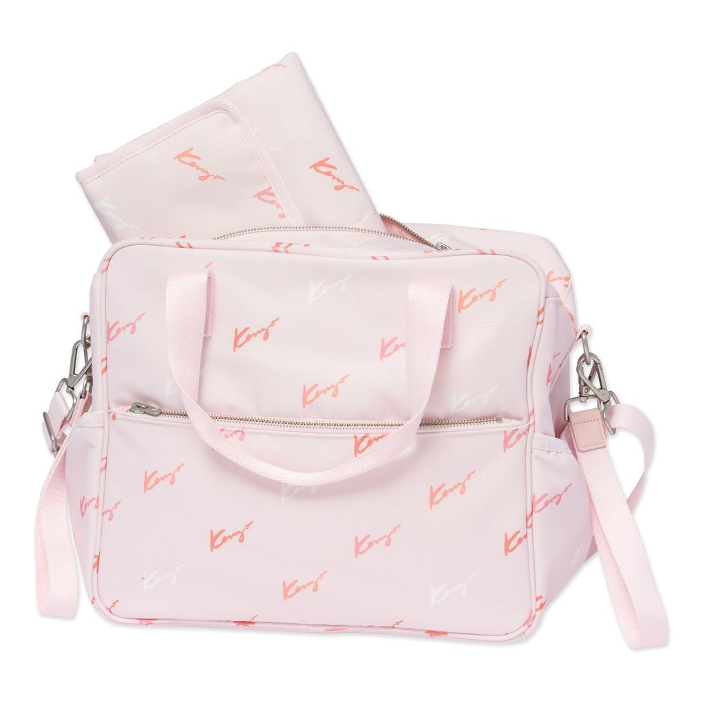 Baby Allover Logo Print Diaper Bag