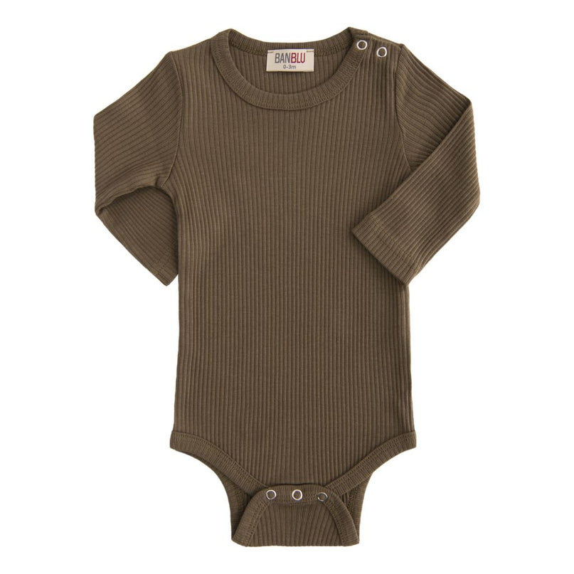 kids-atelier-banblu-gender-neutral-baby-boy-girl-unisex-green-olive-ls-modal-bodysuit-51176-olive