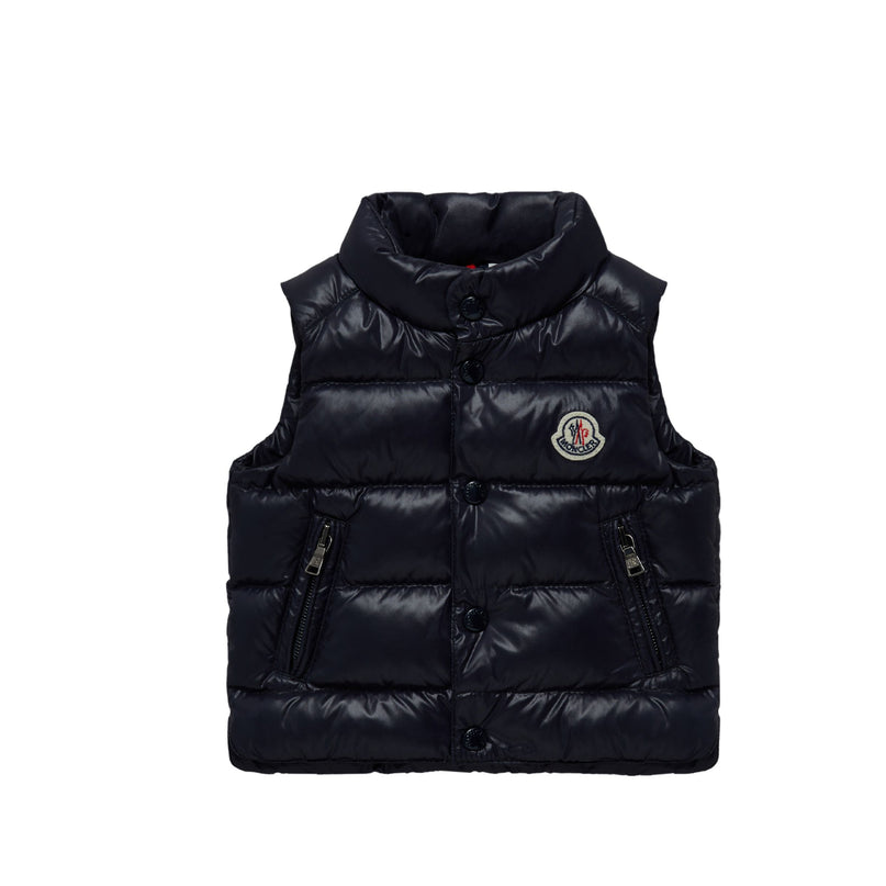 moncler-Navy Blue Down Padded Vest-i2-951-1a000-34-68950-742