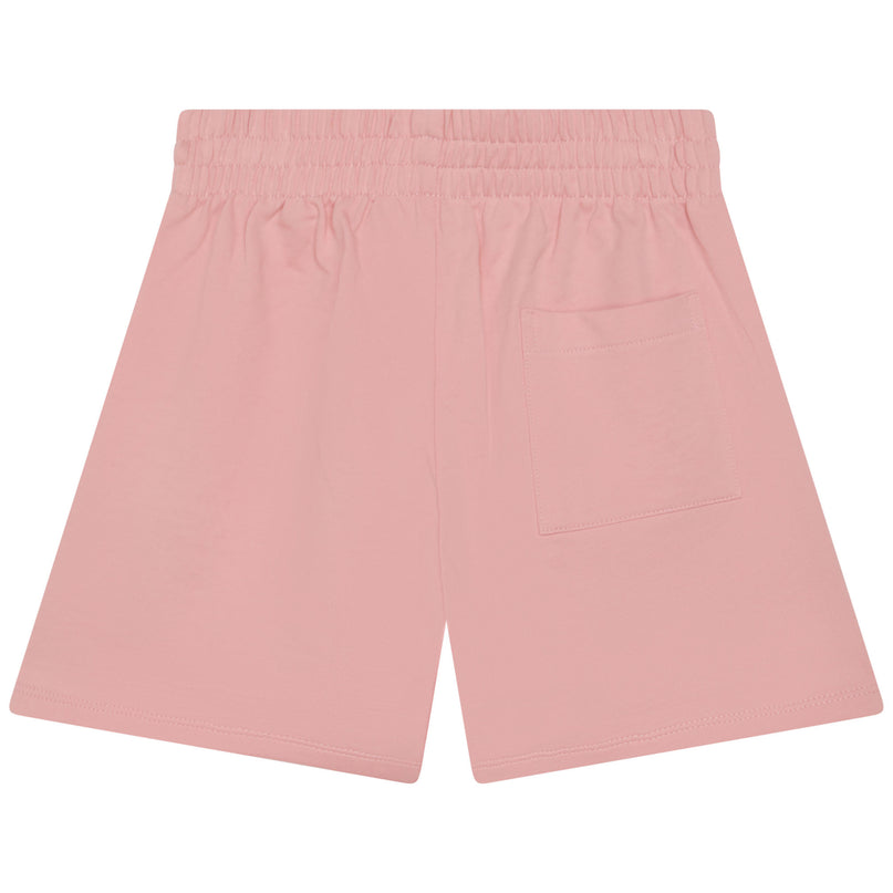 kenzo-k14253-46g-Pink Logo Shorts