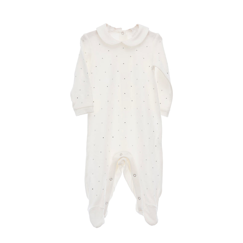 Beige Crystallized Babygrow